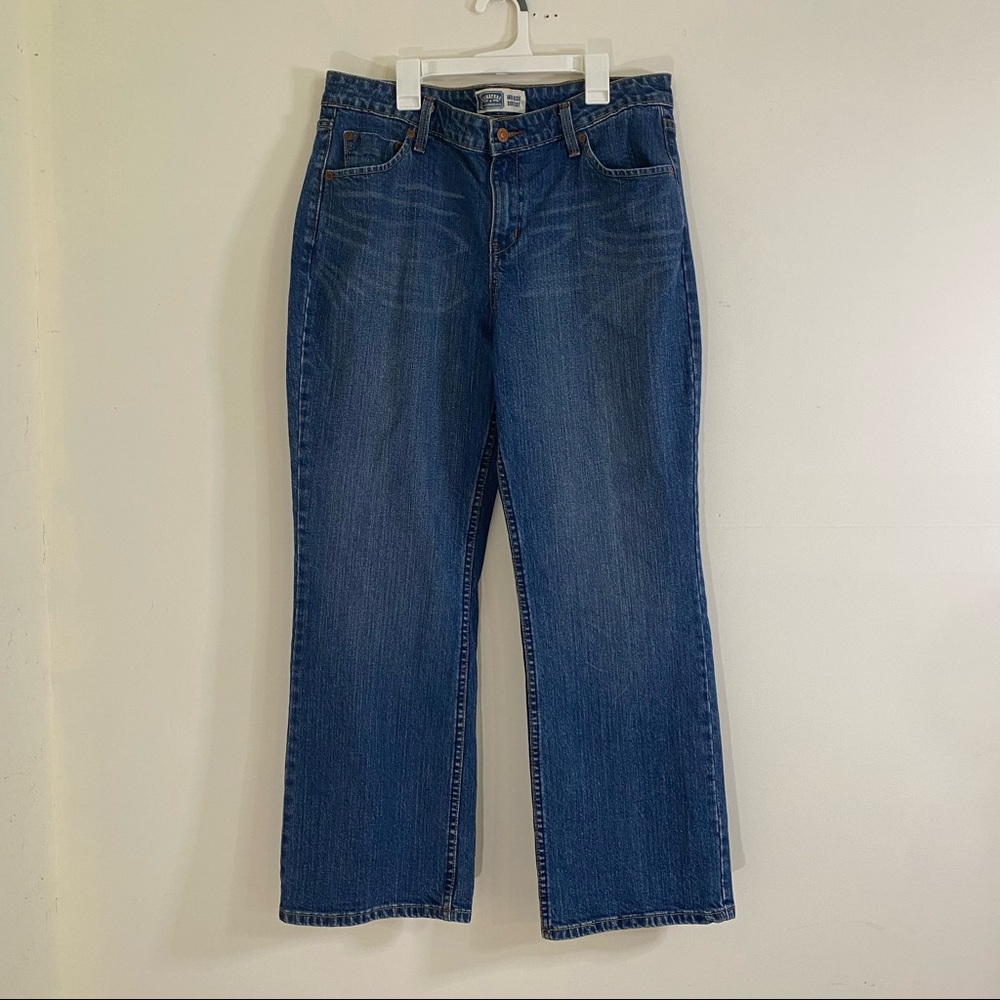 Levi's Jeans Women Size 14 Short Misses Signature Bootcut Mid Rise Stretch Denim